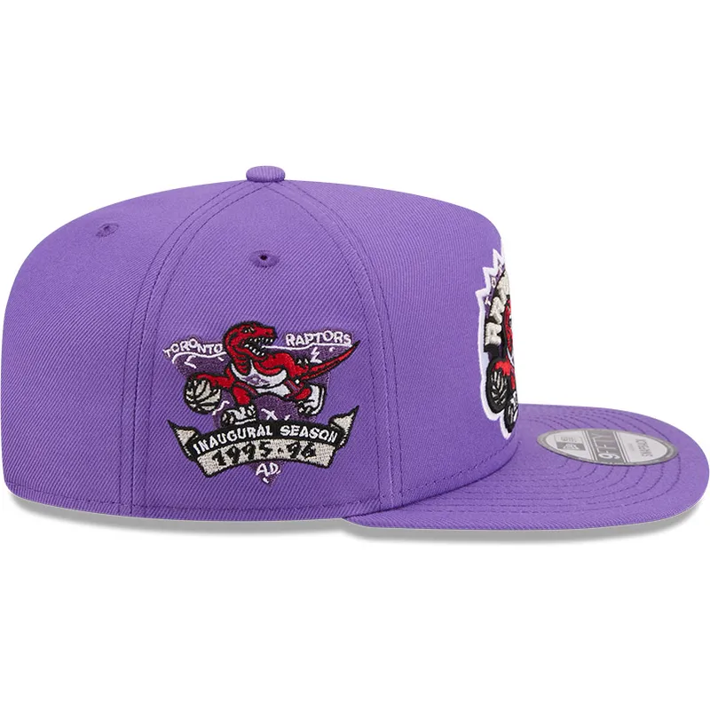 violet-flad-snapback-kasket-9fifty-a-frame-hardwood-classics-toronto-raptors-nba-fra-new-era