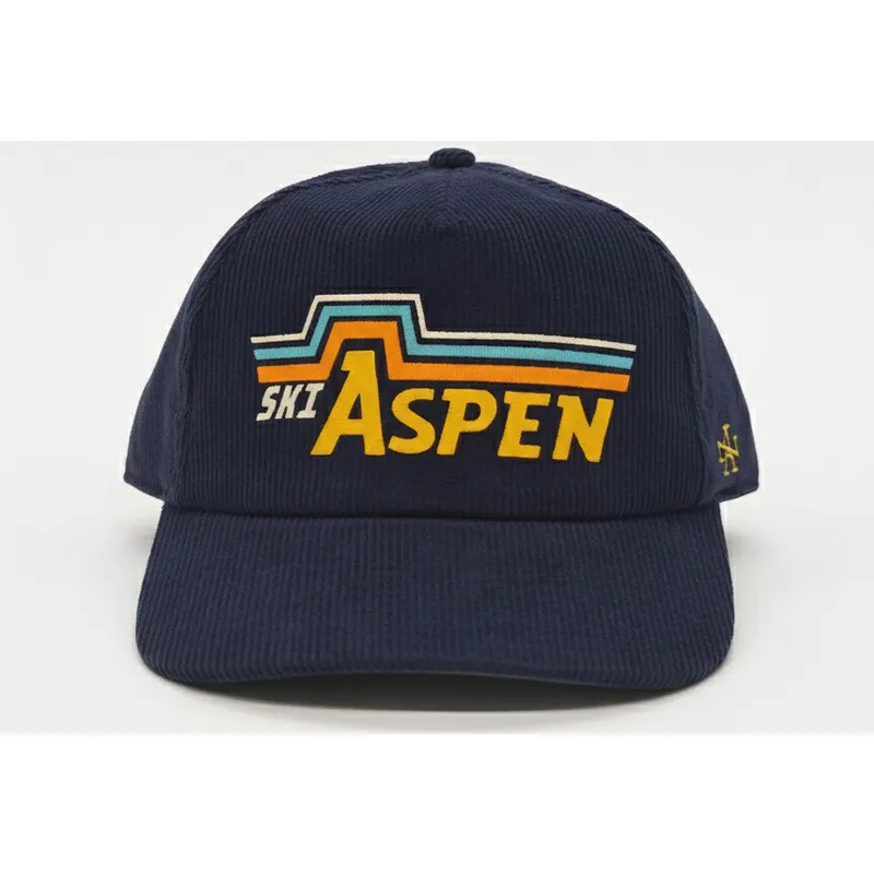 marinebla-buet-snapback-kasket-aspen-printed-cord-fra-american-needle