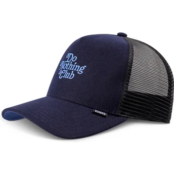 Djinns Do Nothing Club HFT DNC Wooly Trucker Cap marineblau