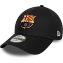 shapka-izvita-cherna-snapbek-9forty-ajustable-na-fc-barcelona-laliga-ot-new-era
