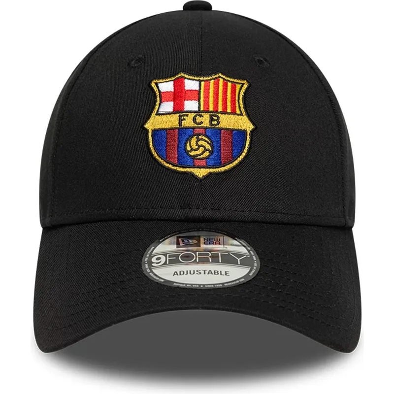 shapka-izvita-cherna-snapbek-9forty-ajustable-na-fc-barcelona-laliga-ot-new-era