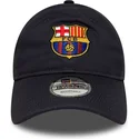 casquette-courbee-bleue-marine-ajustable-fc-barcelona-laliga-9twenty-core-new-era