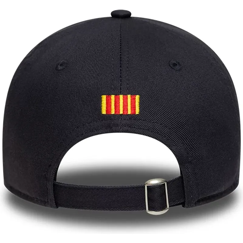 marineblaue-verstellbare-curved-cap-fc-barcelona-laliga-9twenty-core-von-new-era