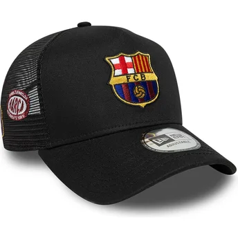 Gorra trucker negra de FC Barcelona LALIGA A Frame Patch...