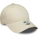 casquette-courbee-beige-ajustable-pour-femme-fc-barcelona-laliga-9twenty-wordmark-new-era
