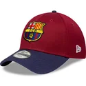 fc-barcelona-laliga-9forty-contrast-verstellbare-rote-und-blaue-kinderkappe-von-new-era