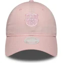 new-era-curved-brim-women-pink-logo-fc-barcelona-laliga-9twenty-pink-adjustable-cap