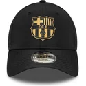 shapka-izvita-cherna-snapbek-9forty-ajustable-na-fc-barcelona-laliga-ot-new-era