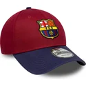 casquette-courbee-rouge-et-bleue-ajustable-fc-barcelona-laliga-9forty-contrast-new-era