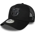 schwarze-fc-barcelona-laliga-a-frame-tonal-trucker-kappe-von-new-era