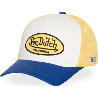 Κίτρινο και μπλε trucker καπέλο LOF B42 της Von Dutch