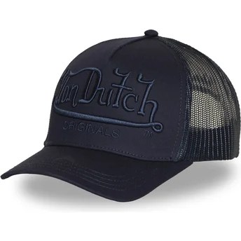 Шапка извита тракер тъмносин снапбек EMB01 от Von Dutch