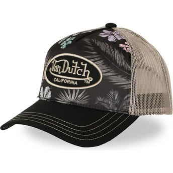 Von Dutch SUBL17 Black Trucker Hat
