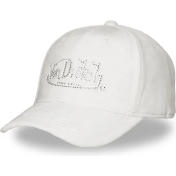 Шапка извита бяла регулируем VEL E CB от Von Dutch