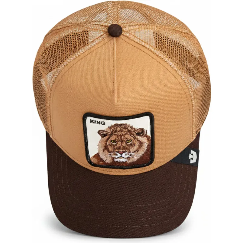 casquette-trucker-marron-lion-king-mane-man-the-farm-goorin-bros