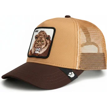 Trucker Cap braun Löwe King Mane Man The Farm von Goorin Bros.
