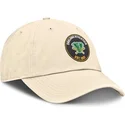 shapka-izvita-bezhov-reguliruema-club-unstructured-organic-cotton-na-oakland-athletics-mlb-ot-nike