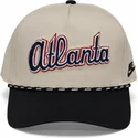 shapka-izvita-bezhov-snapbek-rise-structured-na-atlanta-braves-mlb-ot-nike