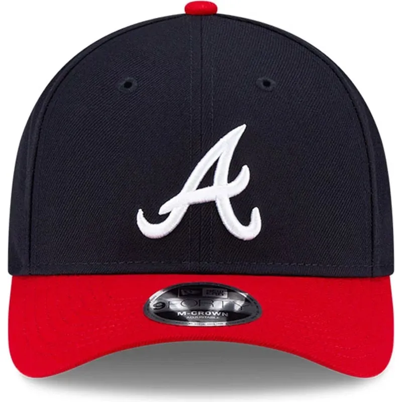 shapka-izvita-tmnosin-snapback-y-9forty-m-crown-player-replica-na-atlanta-braves-mlb-ot-new-era