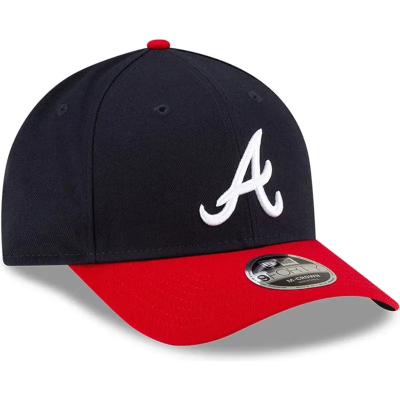 shapka-izvita-tmnosin-snapback-y-9forty-m-crown-player-replica-na-atlanta-braves-mlb-ot-new-era