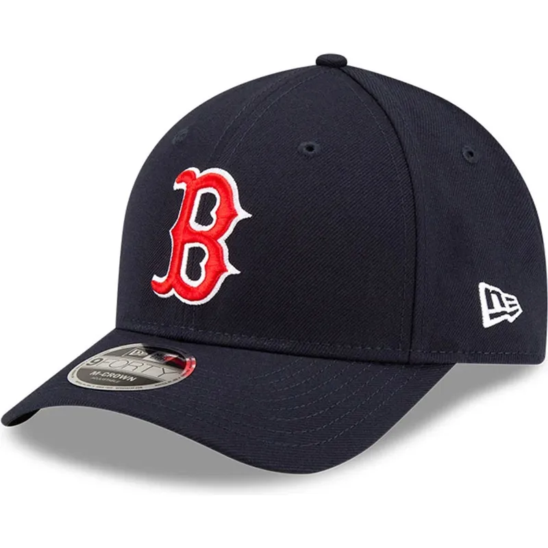shapka-izvita-tmnosin-snapbek-9forty-m-crown-player-replica-na-boston-red-sox-mlb-ot-new-era