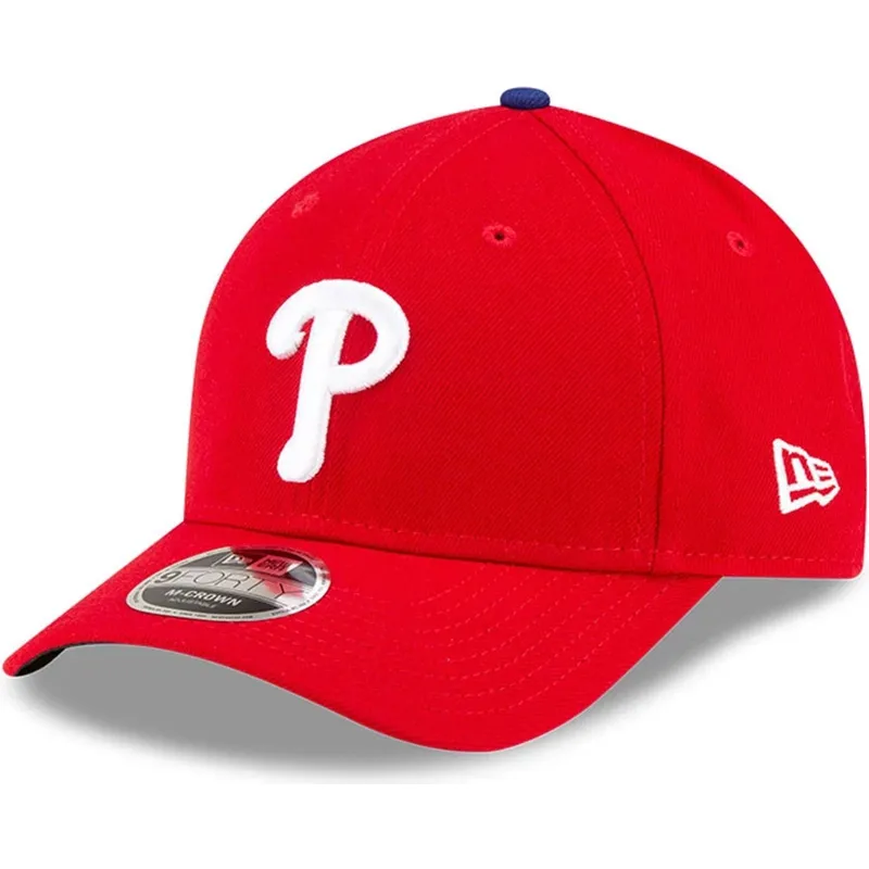rod-kurvet-snapback-kasket-9forty-m-crown-player-replica-fra-philadelphia-phillies-mlb-fra-new-era