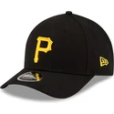 new-era-curved-brim-9forty-m-crown-player-replica-pittsburgh-pirates-mlb-black-snapback-cap