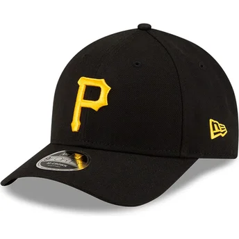New Era Curved Brim 9FORTY M-Crown Player Replica Pittsburgh Pirates MLB Black Snapback Cap