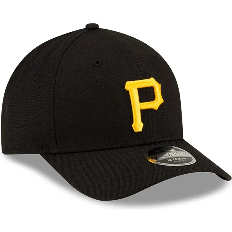 new-era-izvita-kozirka-9forty-m-crown-player-replica-pittsburgh-pirates-mlb-cherna-snapback-shapka