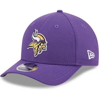 New Era Извита Козирка 9FORTY M-Crown Team Minnesota Vikings NFL Лилава Шапка с Тик-так