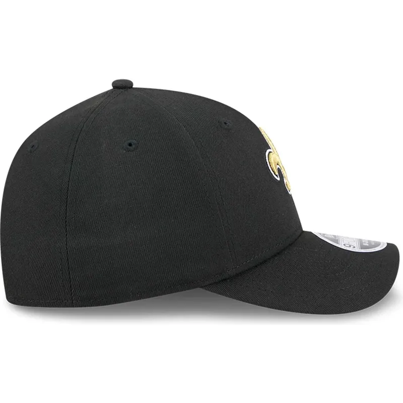 schwarze-gebogene-snapback-kappe-9forty-m-crown-team-der-new-orleans-saints-nfl-von-new-era