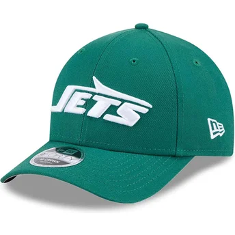 New Era Извита Козирка 9FORTY M-Crown Team New York Jets NFL Зелена Шапка с Тик-так
