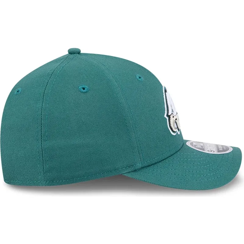 shapka-izvita-zelena-snapbek-9forty-m-crown-team-na-philadelphia-eagles-nfl-ot-new-era