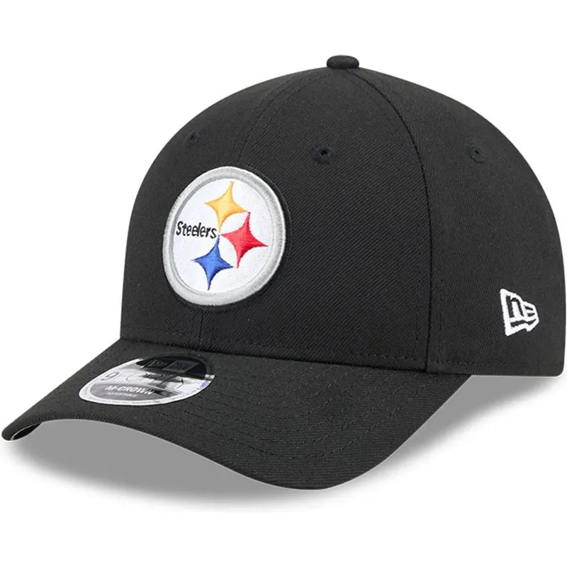 sort-curved-snapback-kasket-9forty-m-crown-team-fra-pittsburgh-steelers-nfl-fra-new-era