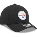 schwarze-gebogene-snapback-kappe-9forty-m-crown-team-der-pittsburgh-steelers-nfl-von-new-era