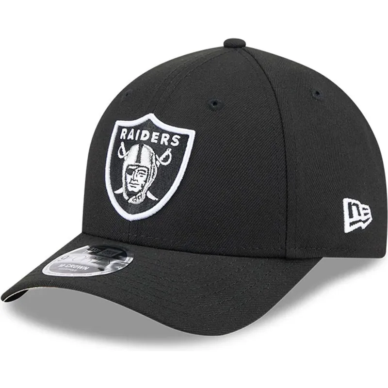buet-sort-snapback-kasket-9forty-m-crown-team-fra-las-vegas-raiders-nfl-fra-new-era