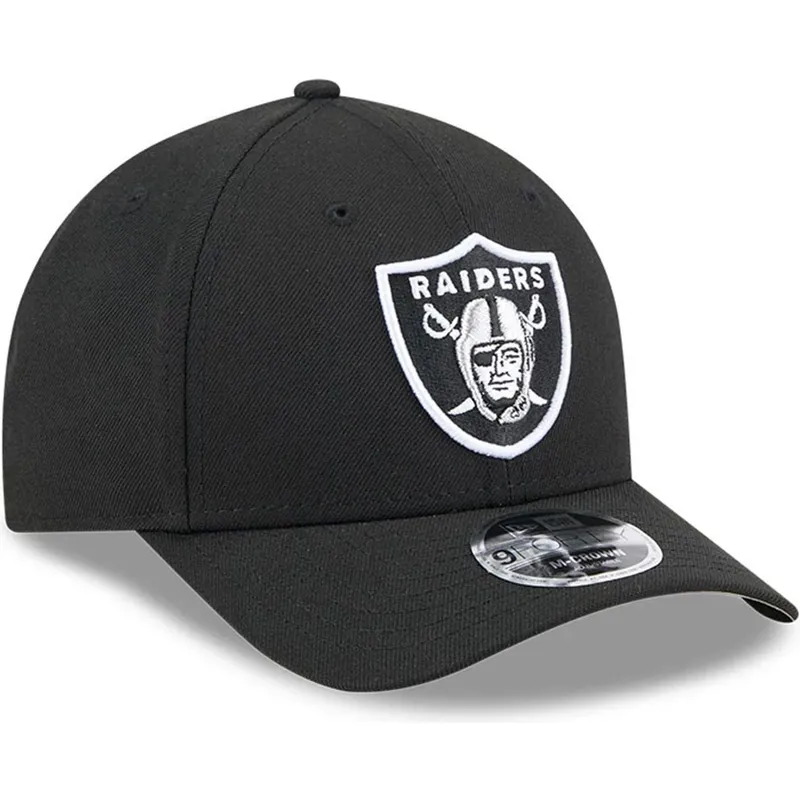 shapka-izvita-cherna-snapbek-9forty-m-crown-team-na-las-vegas-raiders-nfl-ot-new-era