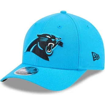 New Era Curved Brim 9FORTY M-Crown Team Carolina Panthers NFL Blue Snapback Cap
