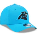 new-era-curved-brim-9forty-m-crown-team-carolina-panthers-nfl-blue-snapback-cap