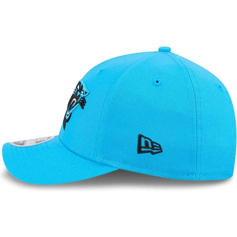 blaue-gebogene-snapback-kappe-9forty-m-crown-team-der-carolina-panthers-nfl-von-new-era