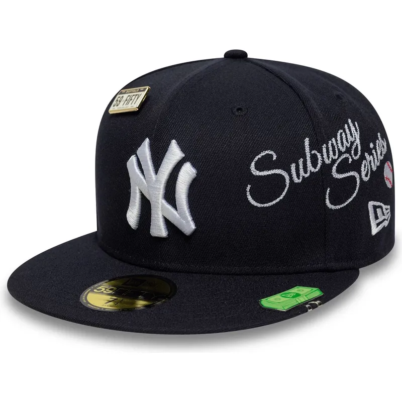 flad-marinebla-fitted-59fifty-subway-series-kasket-fra-new-york-yankees-mlb-af-new-era