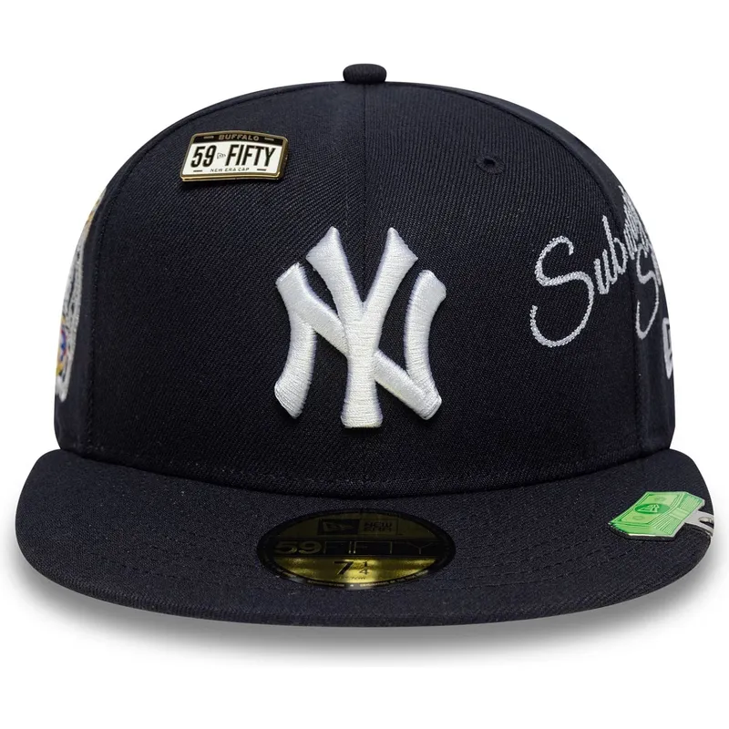 flad-marinebla-fitted-59fifty-subway-series-kasket-fra-new-york-yankees-mlb-af-new-era