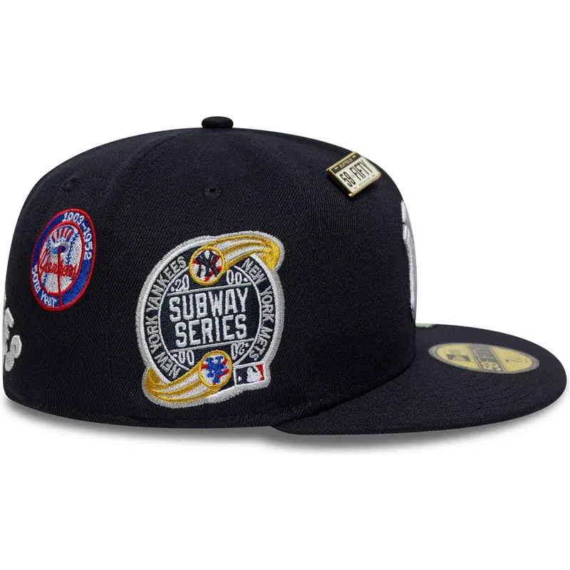 flad-marinebla-fitted-59fifty-subway-series-kasket-fra-new-york-yankees-mlb-af-new-era