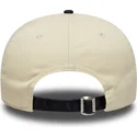 casquette-courbee-beige-et-bleue-marine-ajustable-19twenty-washed-graphic-new-york-yankees-mlb-new-era