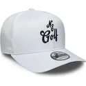hvid-buet-kasket-snapback-9seventy-stretch-snap-technical-golf-fra-new-era