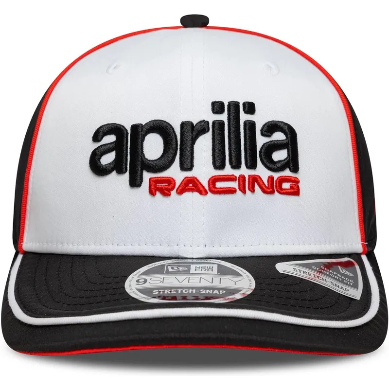 shapka-izvita-cherna-snapback-9seventy-na-gorra-curva-blanca-y-negra-snapback-9seventy-stretch-snap-aprilia-piaggio-ot-new-era