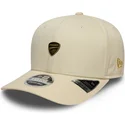 casquette-courbee-beige-snapback-9seventy-stretch-snap-seasonal-ducati-motor-motogp-new-era