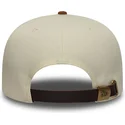 shapka-izvita-kafyav-reguliruem-9fifty-a-frame-suede-visor-na-los-angeles-dodgers-mlb-ot-new-era