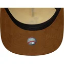 gorra-curva-beige-y-marron-ajustable-9fifty-a-frame-suede-visor-de-los-angeles-dodgers-mlb-de-new-era