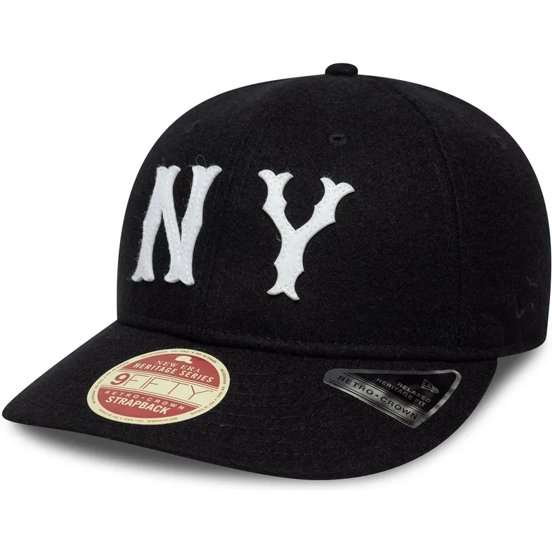 schwarze-gebogene-verstellbare-kappe-9fifty-retro-crown-heritage-series-der-new-york-highlanders-mlb-von-new-era